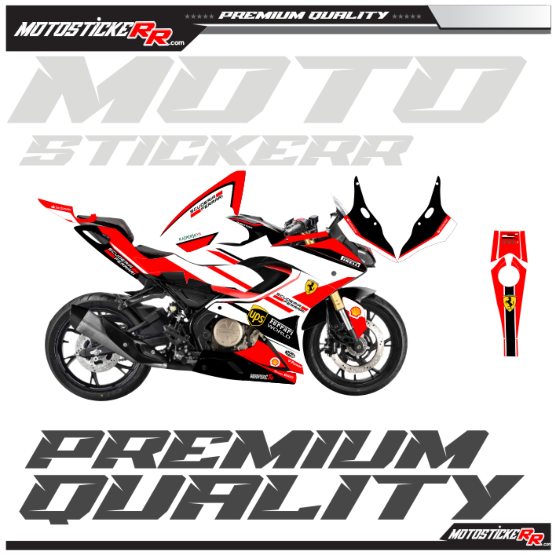 SRK 125R STİCKER SET resmi