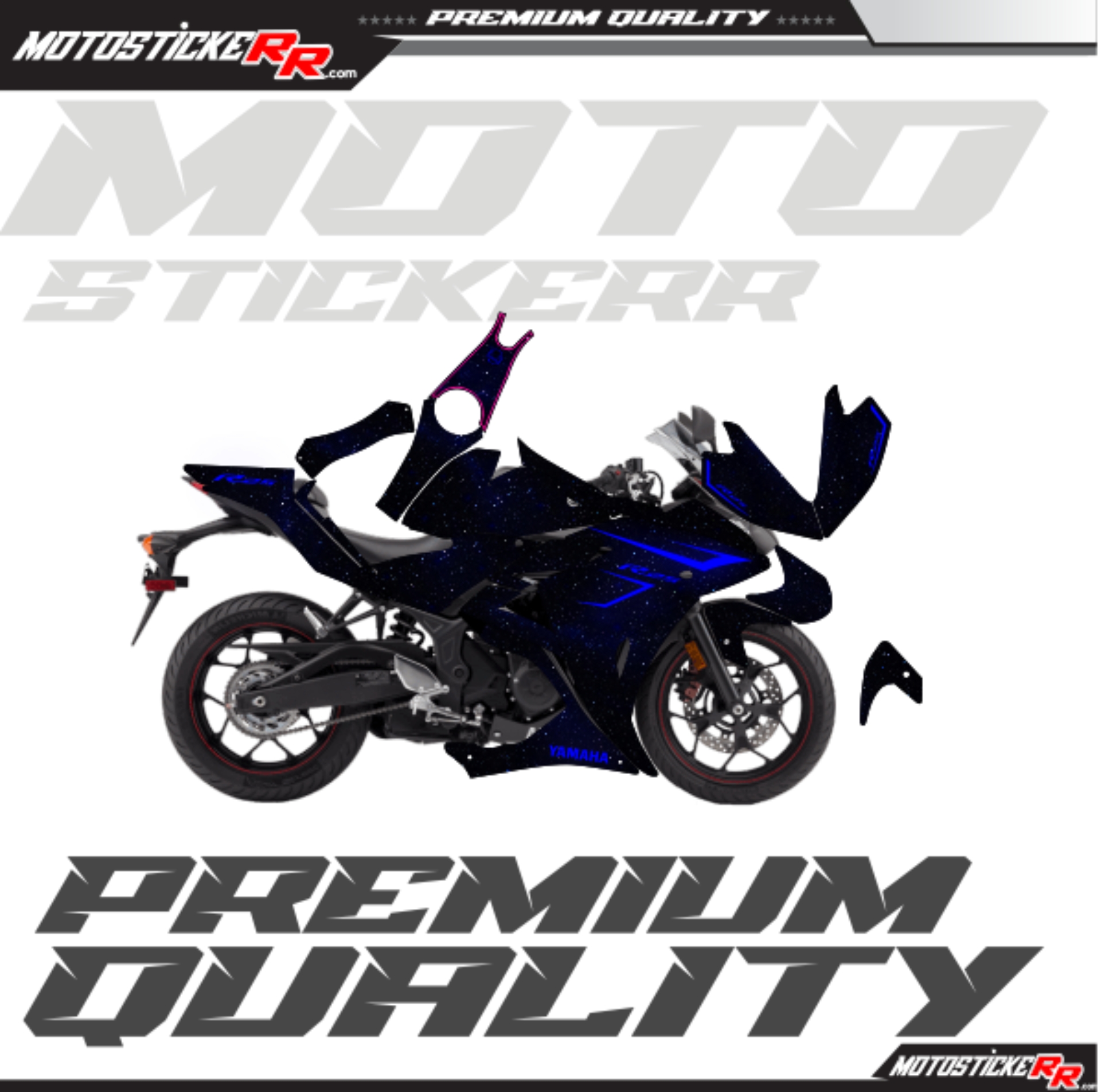 R25 STİCKER SET (2014-2018) resmi