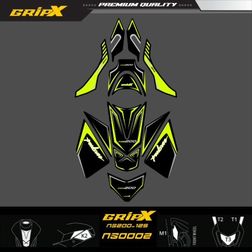 NS200 TANKPAD SET resmi