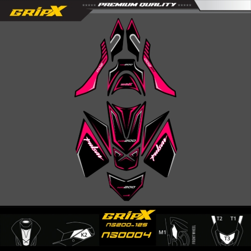 NS200 TANKPAD SET resmi