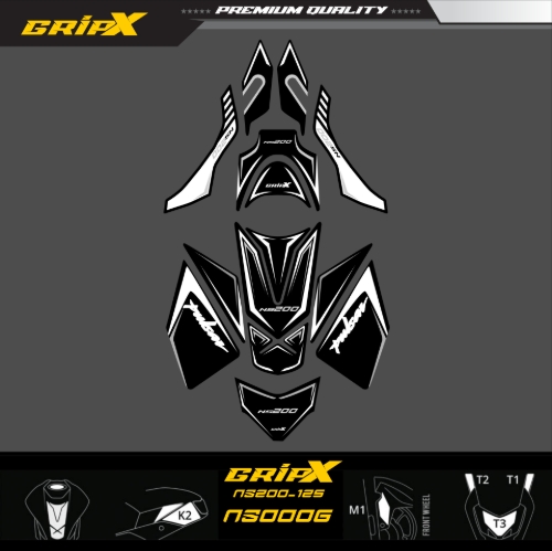 NS200 TANKPAD SET resmi