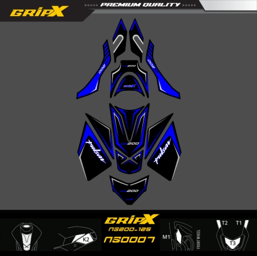 NS200 TANKPAD SET resmi