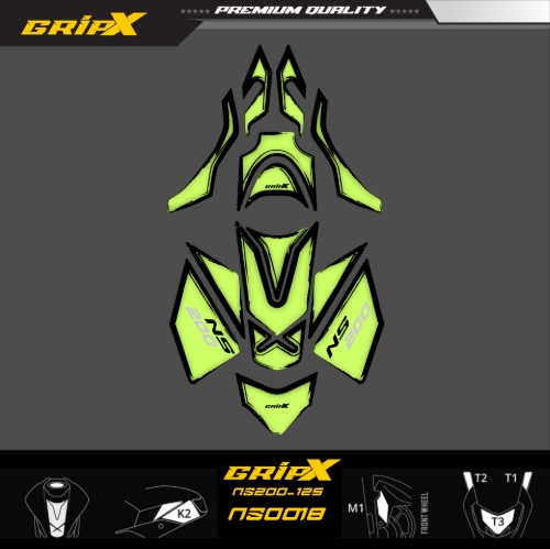 NS200 TANKPAD SET resmi