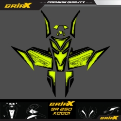 SR250 TANKPAD SET resmi