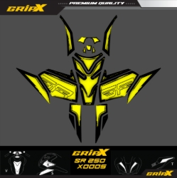 SR250 TANKPAD SET resmi