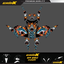 SR250 TANKPAD SET resmi