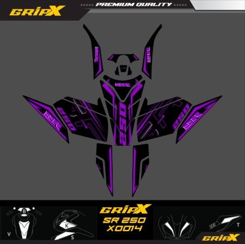 SR250 TANKPAD SET resmi