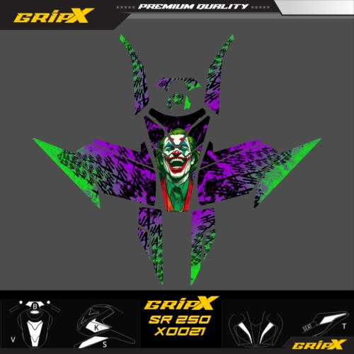 SR250 TANKPAD SET resmi