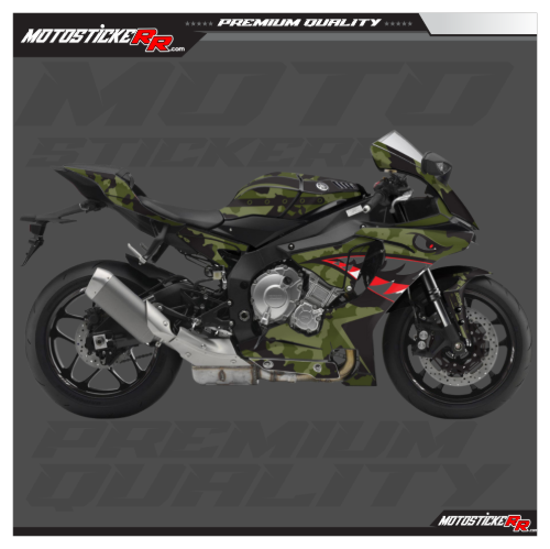 YAMAHA R1 STİCKER SET resmi