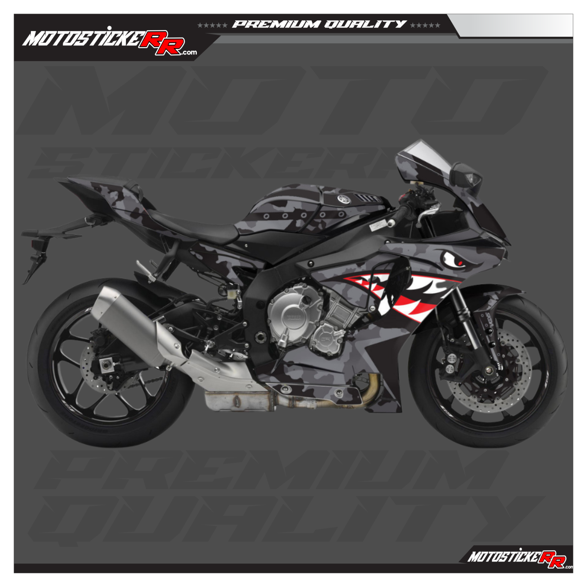 YAMAHA R1 STİCKER SET resmi