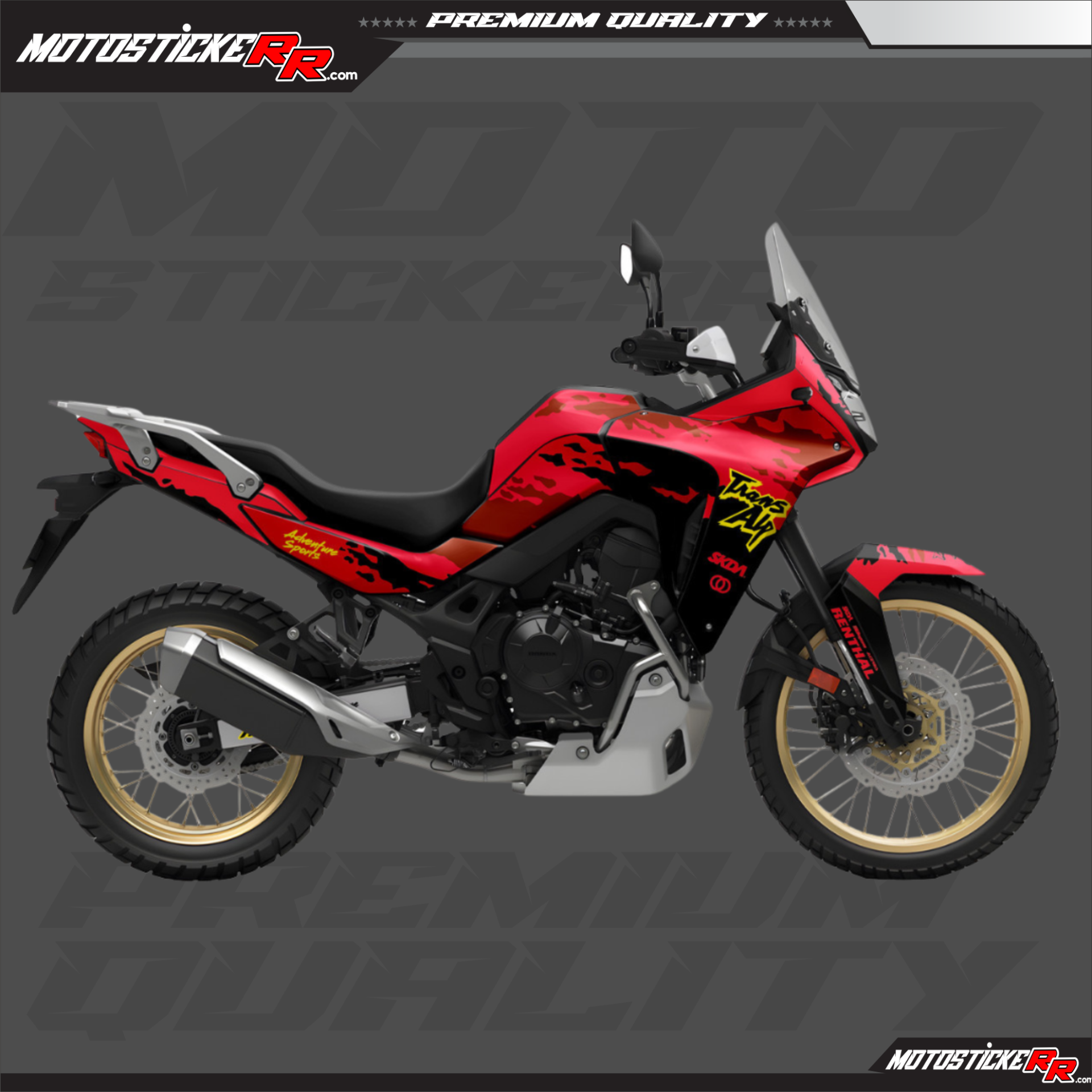 TRANSALP 750 STİCKER SET (2023-2025) resmi