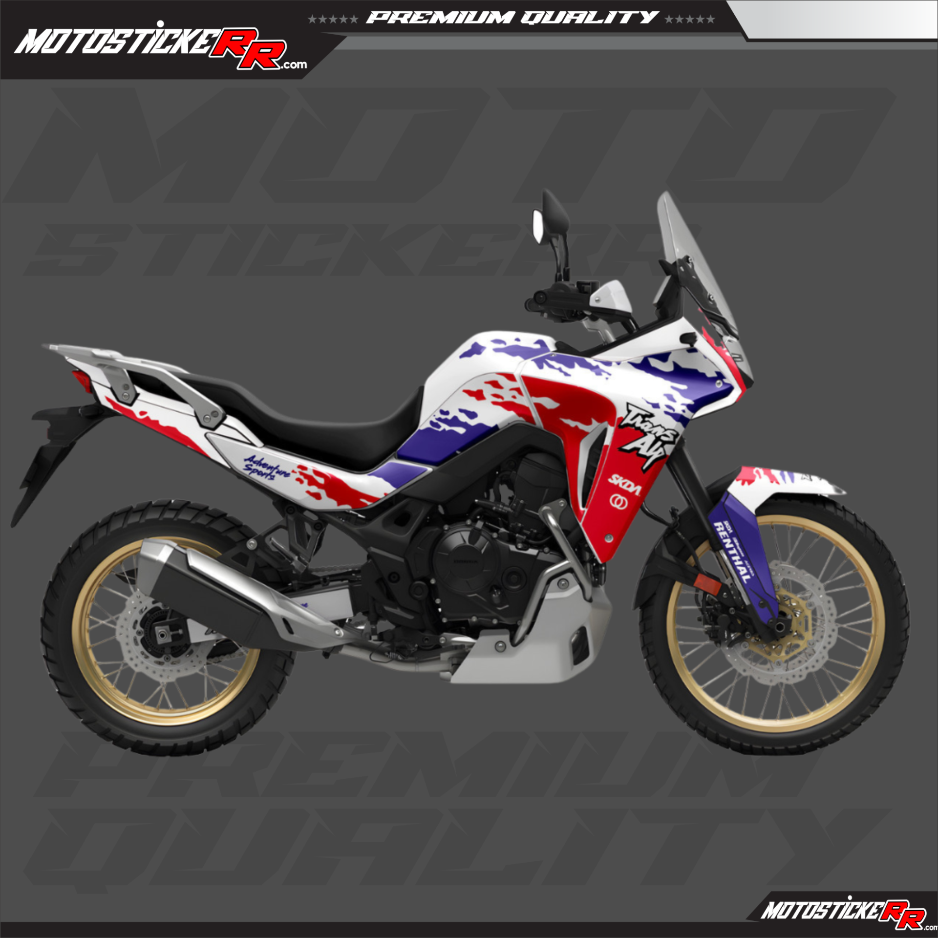 TRANSALP 750 STİCKER SET (2023-2025) resmi