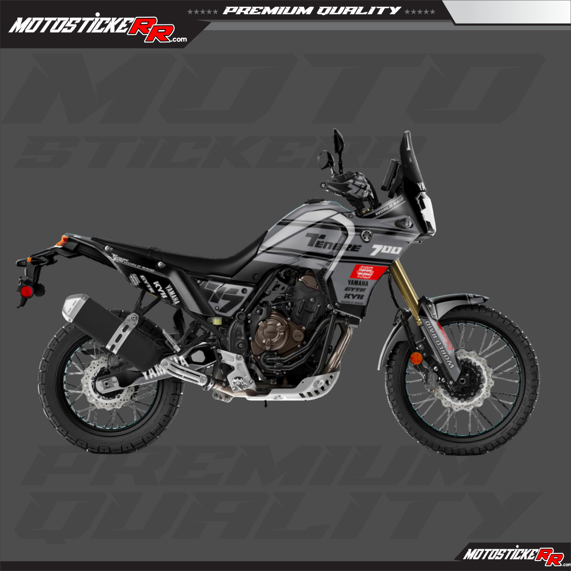 TENERE 700 STİCKER SET (2019-2024) resmi