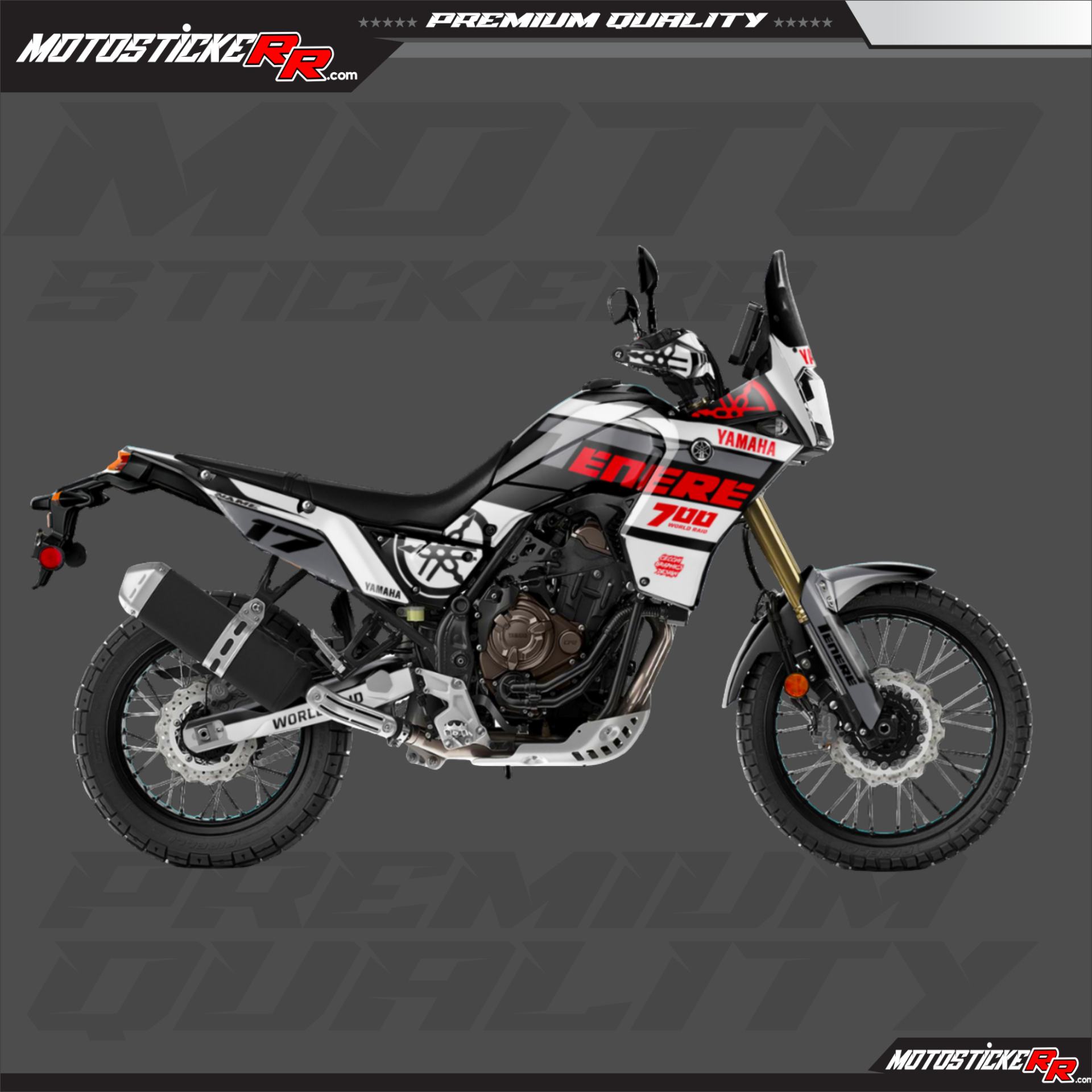 TENERE 700 STİCKER SET (2019-2024) resmi