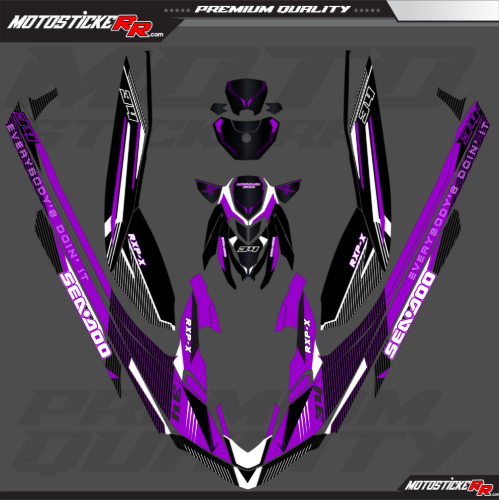 SEADOO RXP STİCKER SET resmi