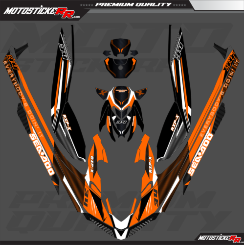 SEADOO RXP STİCKER SET resmi