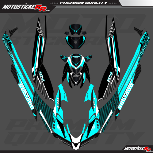SEADOO RXP STİCKER SET resmi
