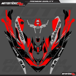 SEADOO SPARK TRİXX 3UP STİCKER SET resmi