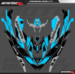 SEADOO SPARK TRİXX 3UP STİCKER SET resmi