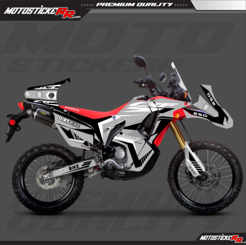 HONDA CRF RALLY STİCKER SET resmi