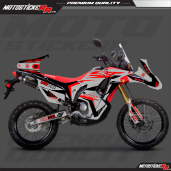 HONDA CRF RALLY STİCKER SET resmi