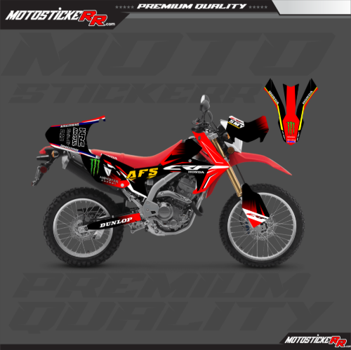 HONDA CRF L STİCKER SET resmi