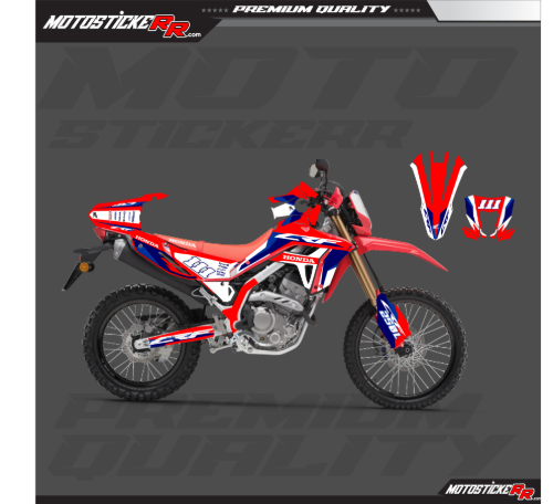 HONDA CRF L STİCKER SET resmi