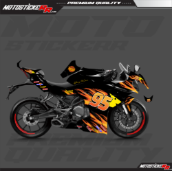 CF MOTO 250SR STİCKER SET resmi