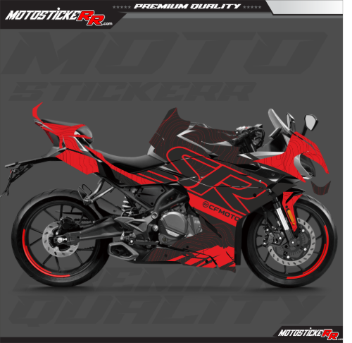 CF MOTO 250SR STİCKER SET resmi