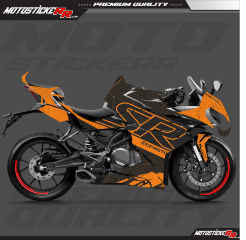 CF MOTO 250SR STİCKER SET resmi