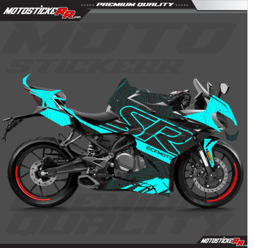 CF MOTO 250SR STİCKER SET resmi