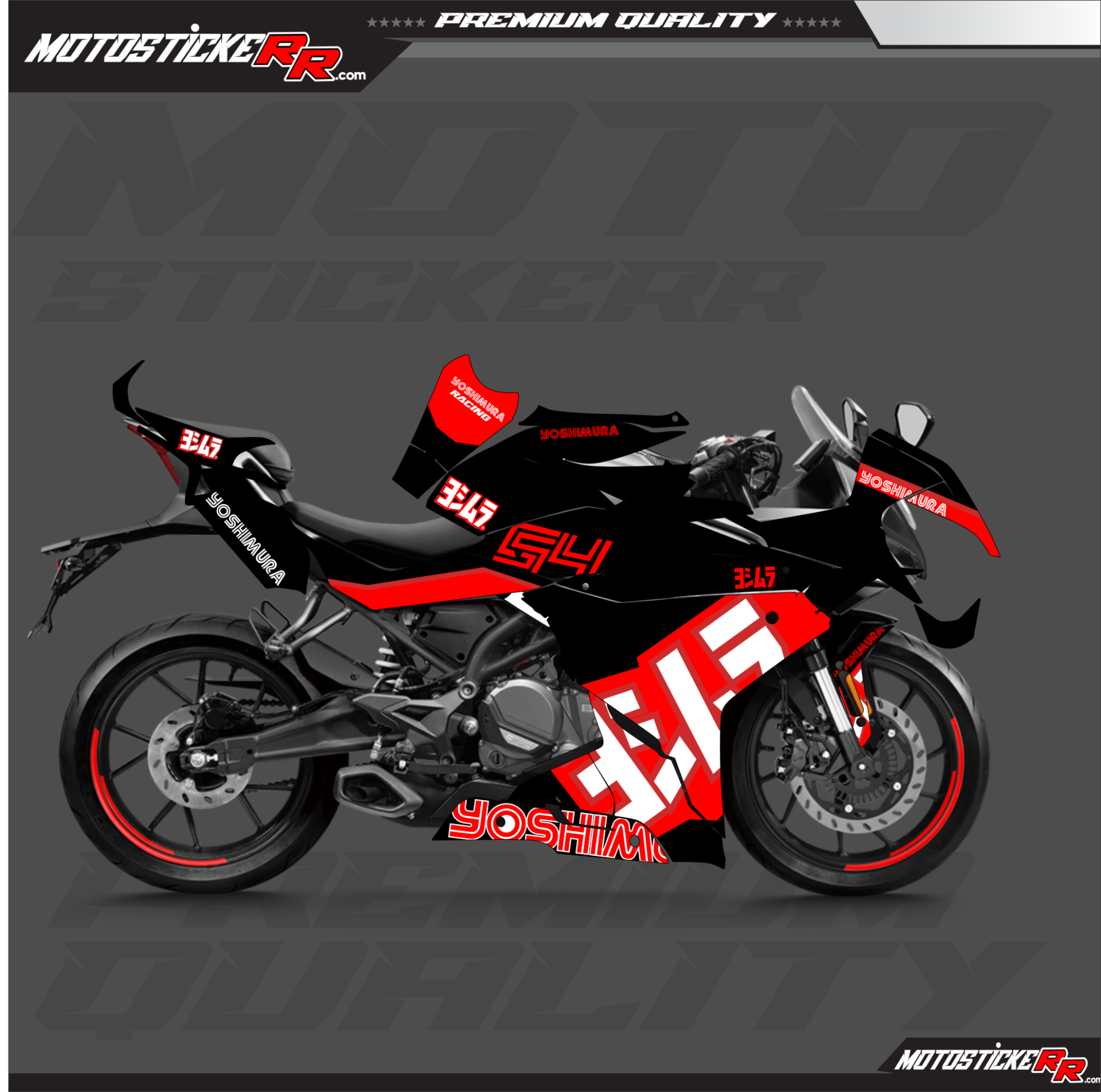 CF MOTO 250SR STİCKER SET resmi